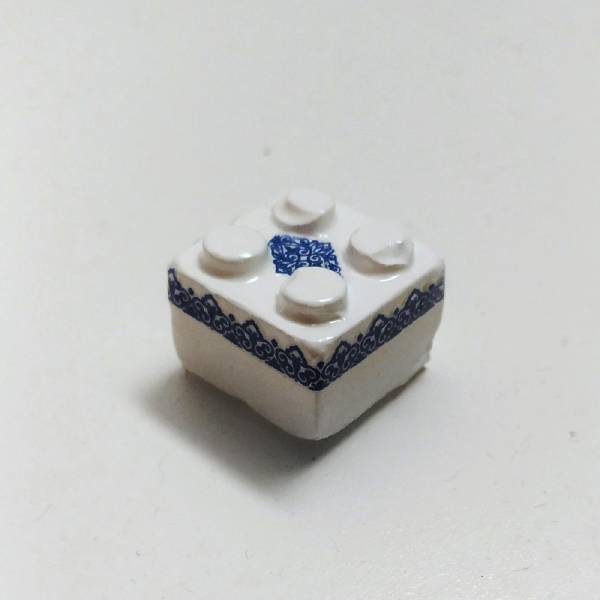  mattoncino lego finta ceramica