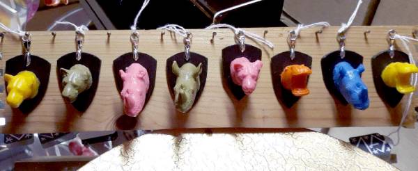  tassidermia vari colla a caldo colorata colata in stampo b