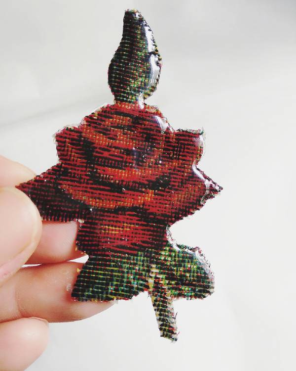  rosa jacquard sotto resina